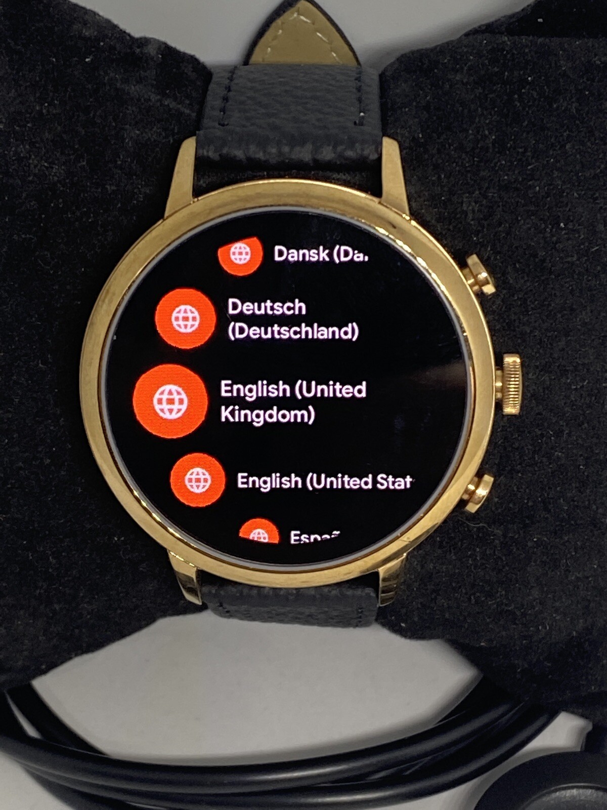 Fossil Gen 4 Authentic Digital Dial Smart Watch Custom Band FTW6031 AB197