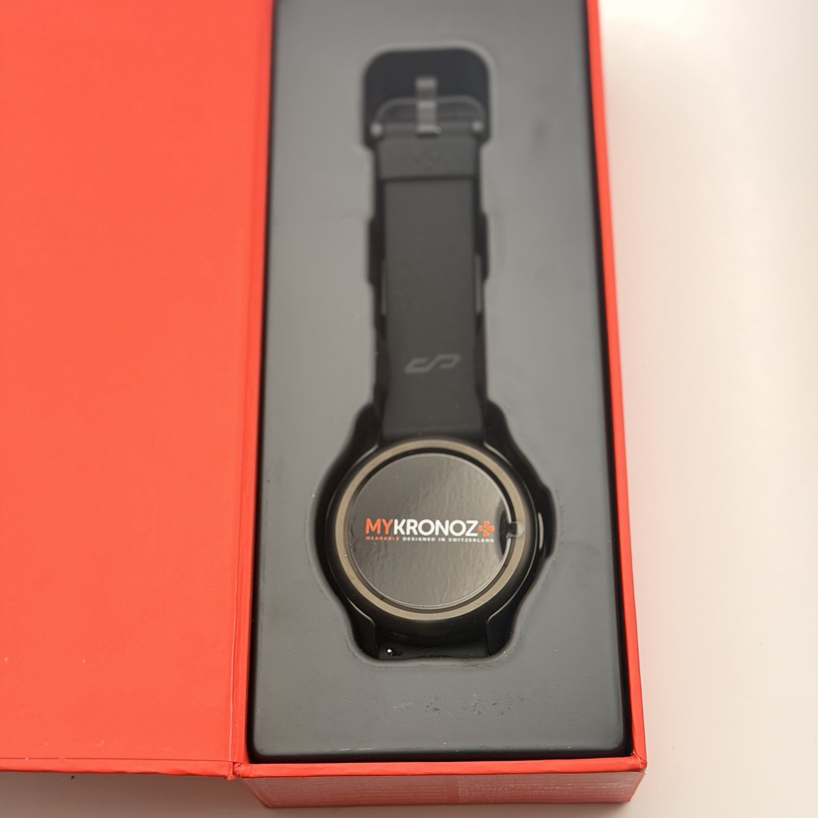 MyKronoz ZeRound3 Smartwatch with Heart Rate Monitoring Steps Watch, New