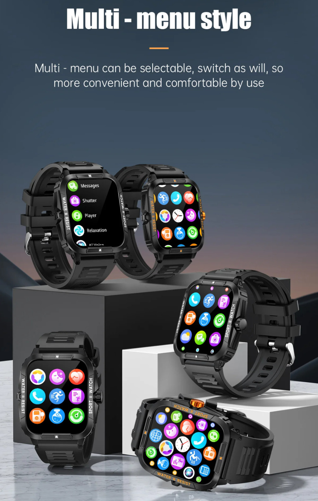 Colmi P76 – The Ultimate Outdoor Smartwatch: 1.96″ Waterproof, Fitness & Sports!