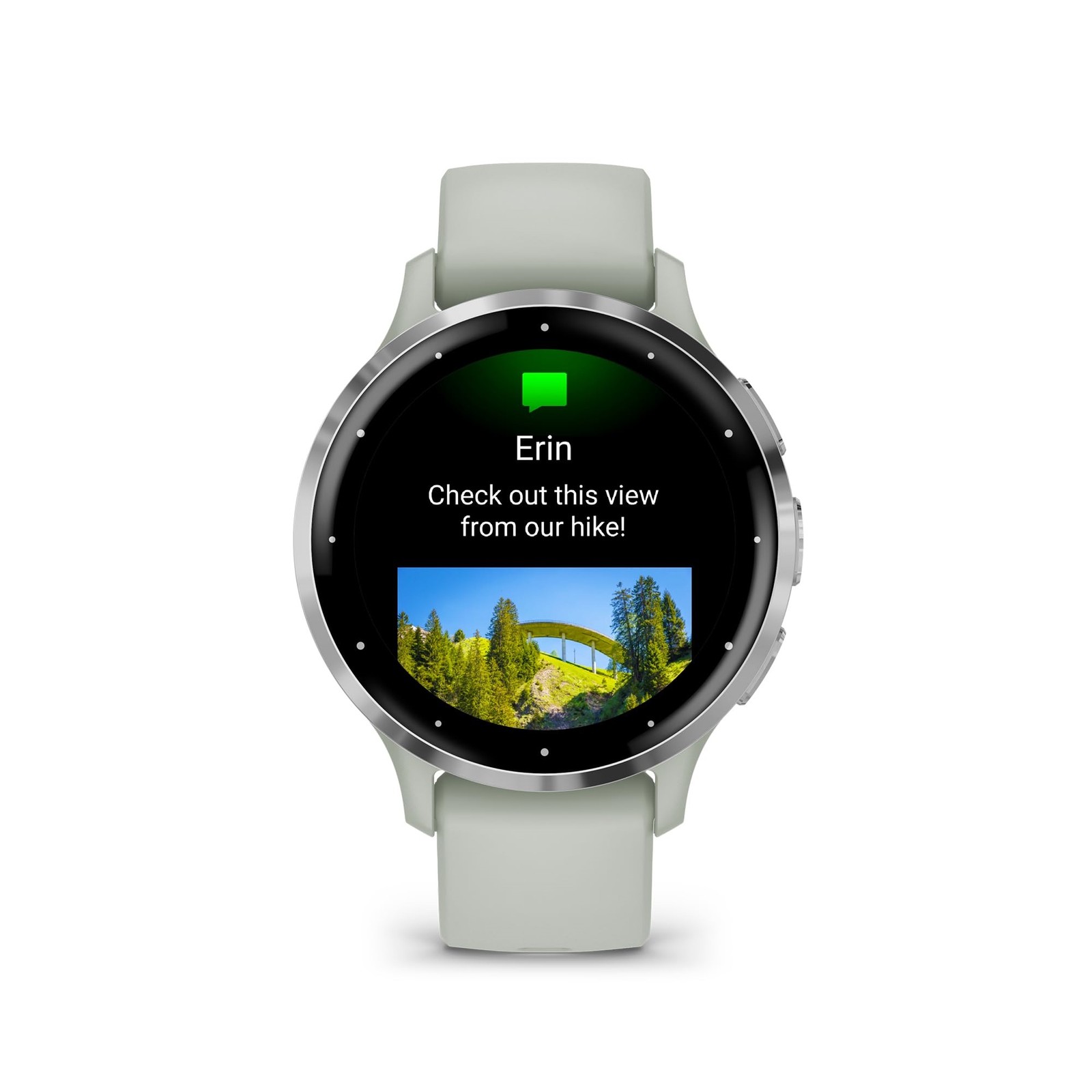 Garmin Venu 3S GPS Health and Fitness Smartwatch Sage Gray 010-02785-01