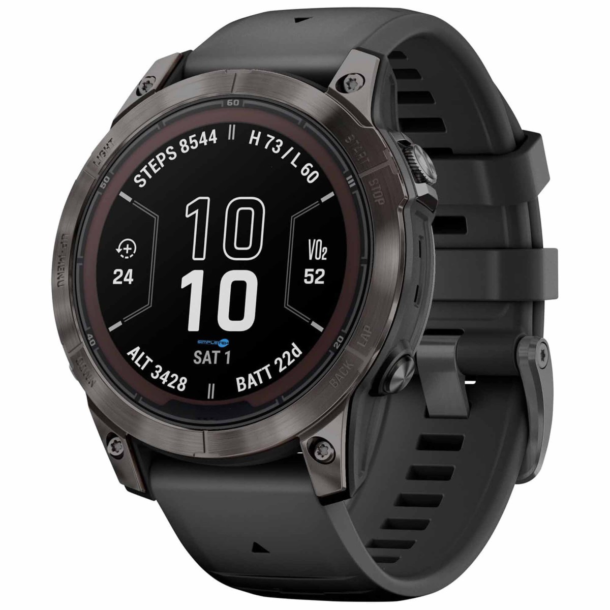 Fenix 7x Sapphire Solar Edition Carbon Grey DLC Smartwatch GPS Titanio
