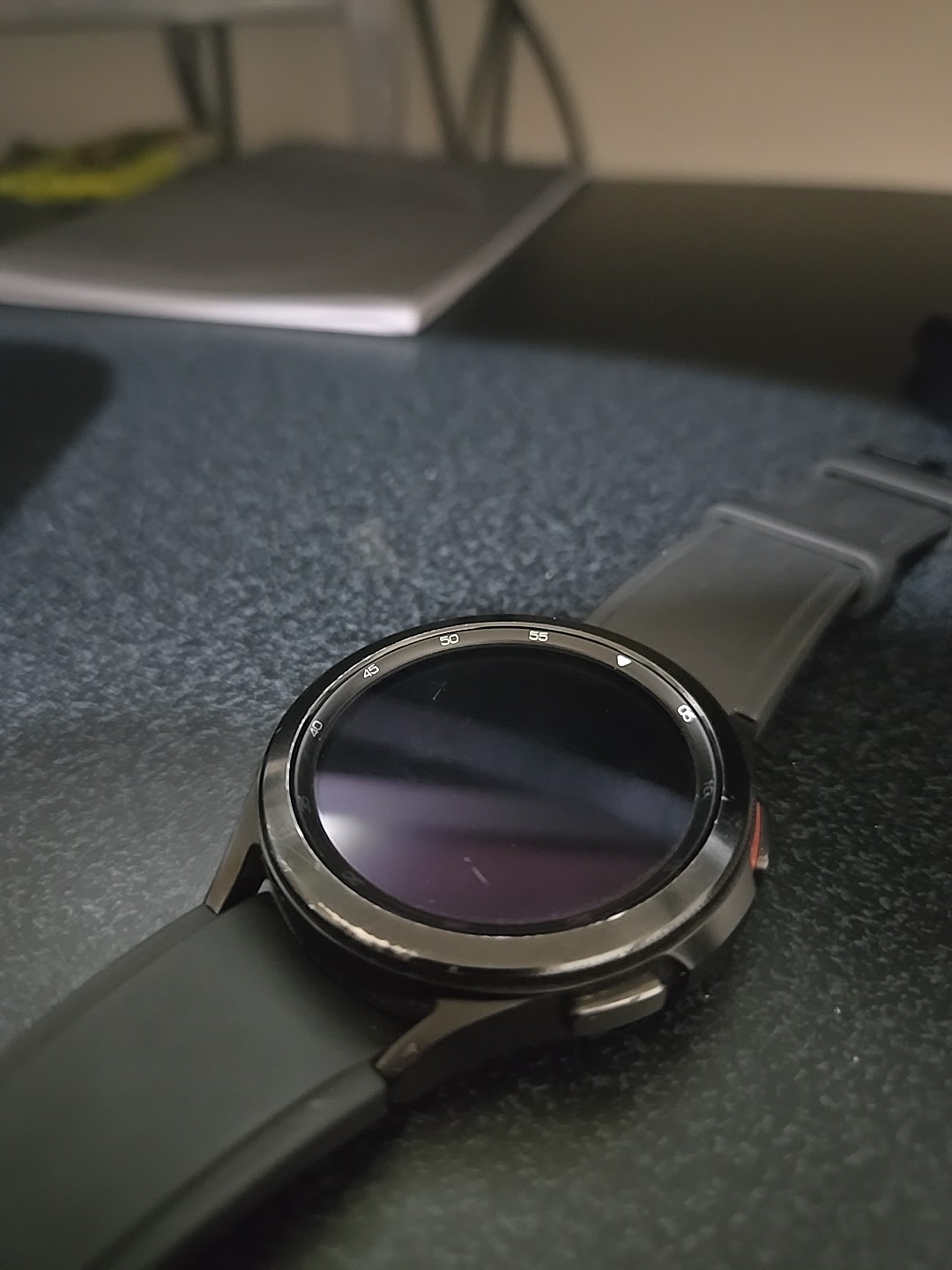 Samsung Galaxy Watch 4 Classic 46mm Aluminum Case with Sport Band – Black (LTE)