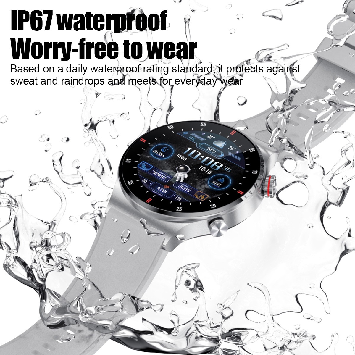 New Smart Watch Men Waterproof Smartwatch Bluetooth for iPhone Android Samsung
