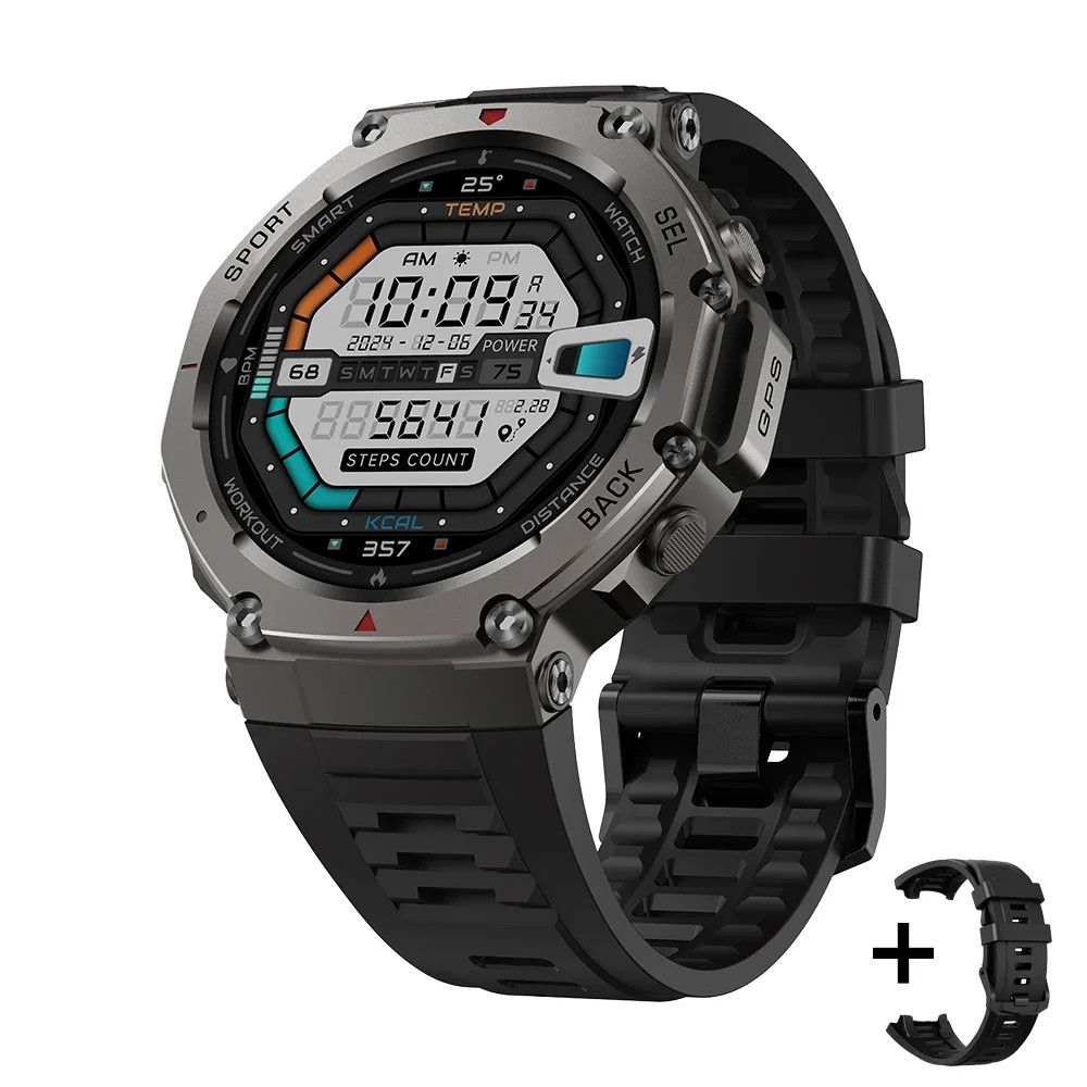 Military GPS Smart Watch 1.43″ AMOLED Waterproof Outdoor Fitness Men