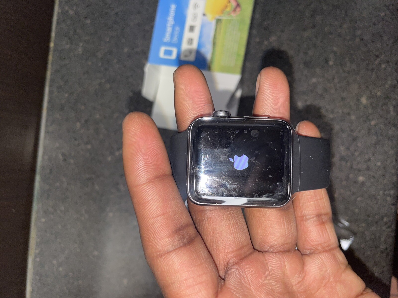 Apple Series 3 130688 GPS Space Aluminum Case Watch – Black