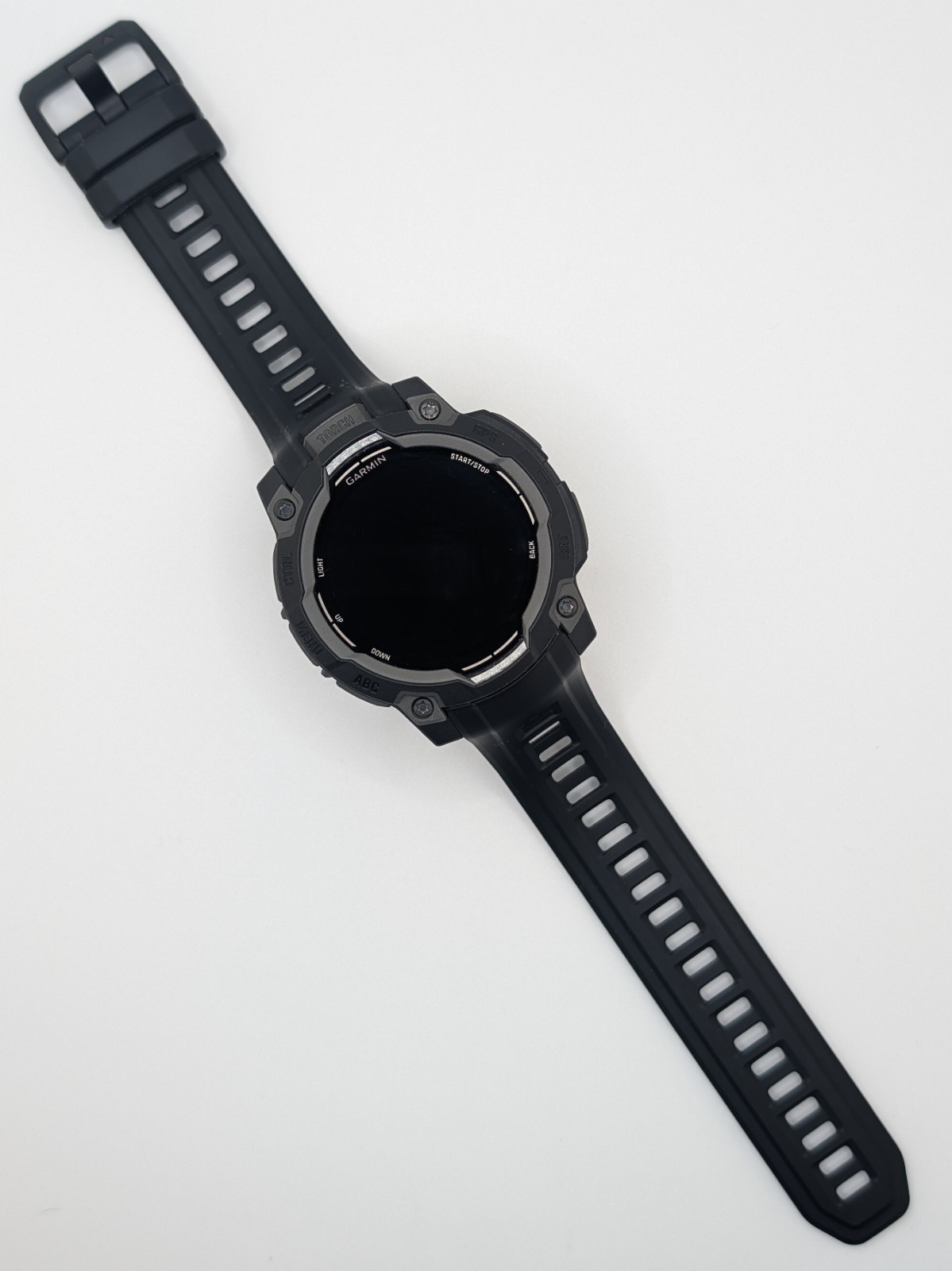 New – Garmin Instinct 3 AMOLED 45mm GPS Smartwatch, Black (Very Good). ~048~