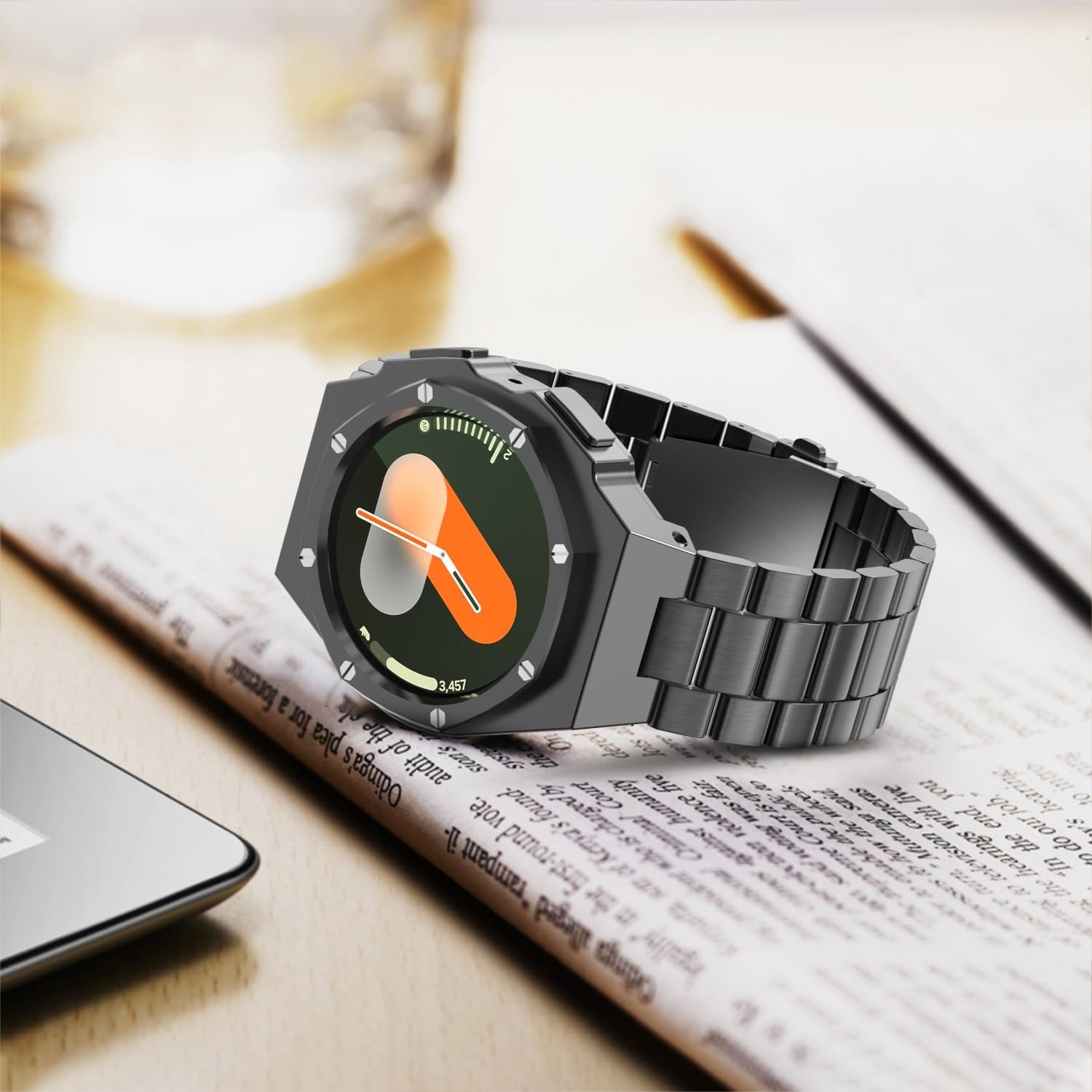 Only Case For Samsung Galaxy Watch 7 44mm Rugged Military Metal Bumper Cover