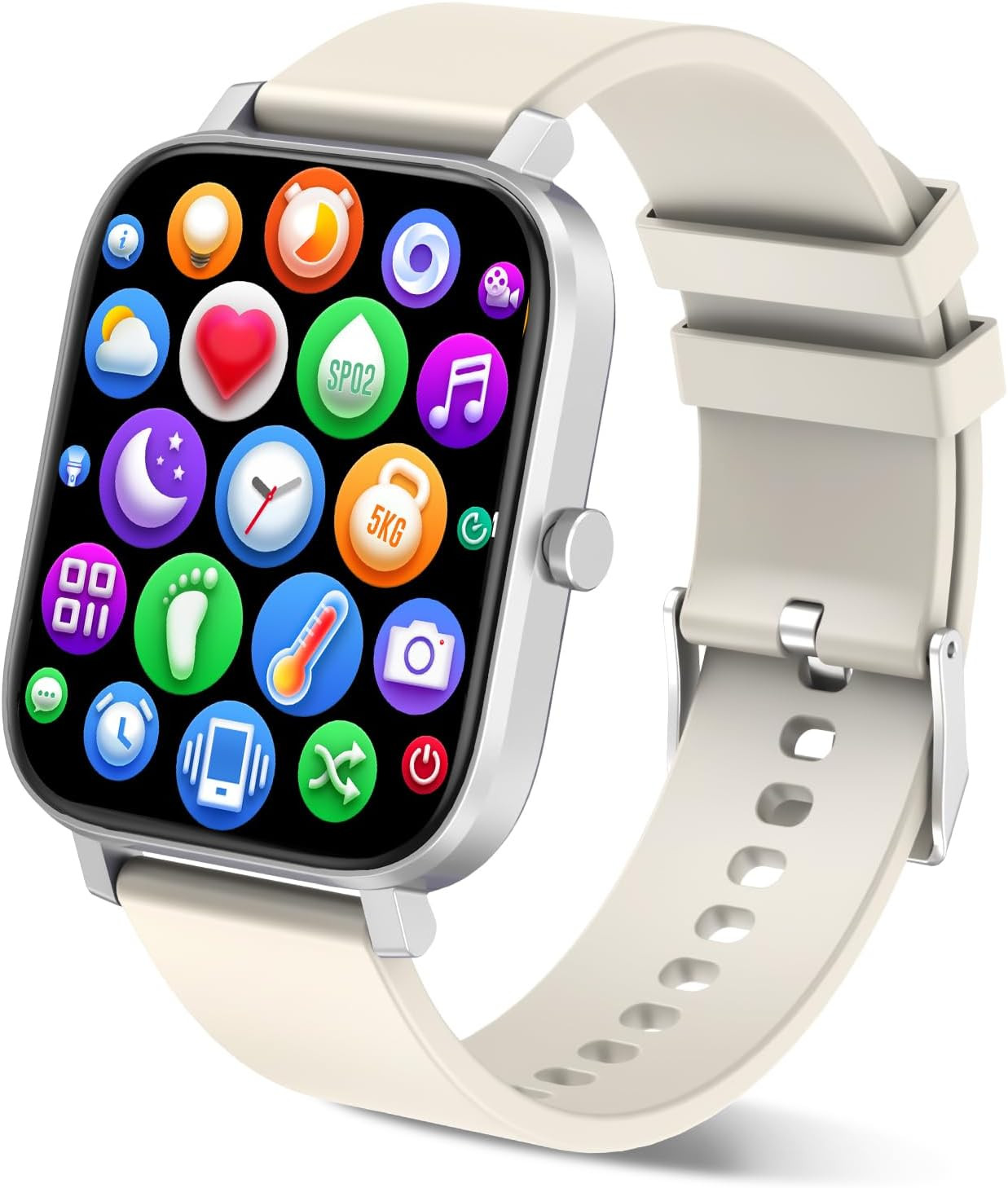 Smart Watch for Men Women Compatible with iPhone Samsung Android – Starlight