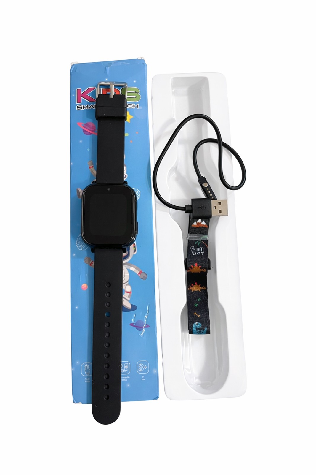 Kids Smart Watch Camera Games Music USB Charge Fun Day Dinosaurs Band