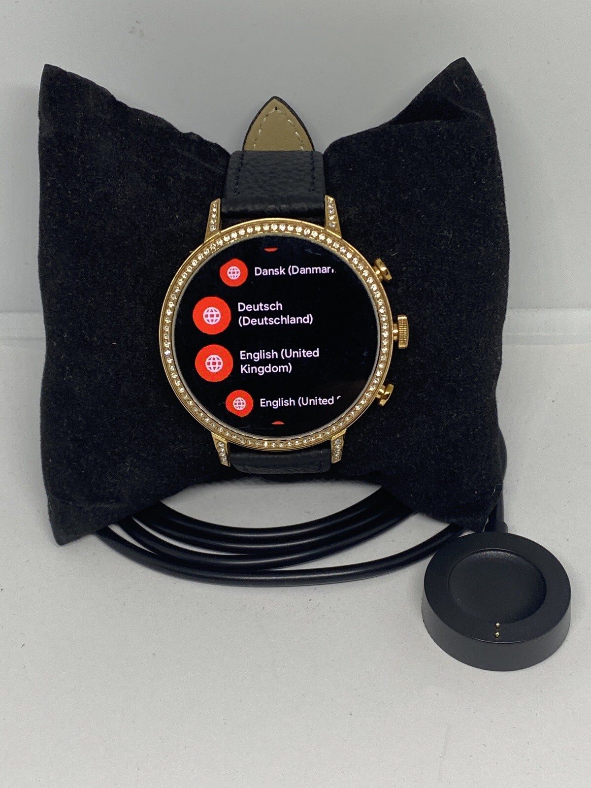 Fossil Gen 4 Authentic Digital Dial Smart Watch Custom Band FTW6015 AB167