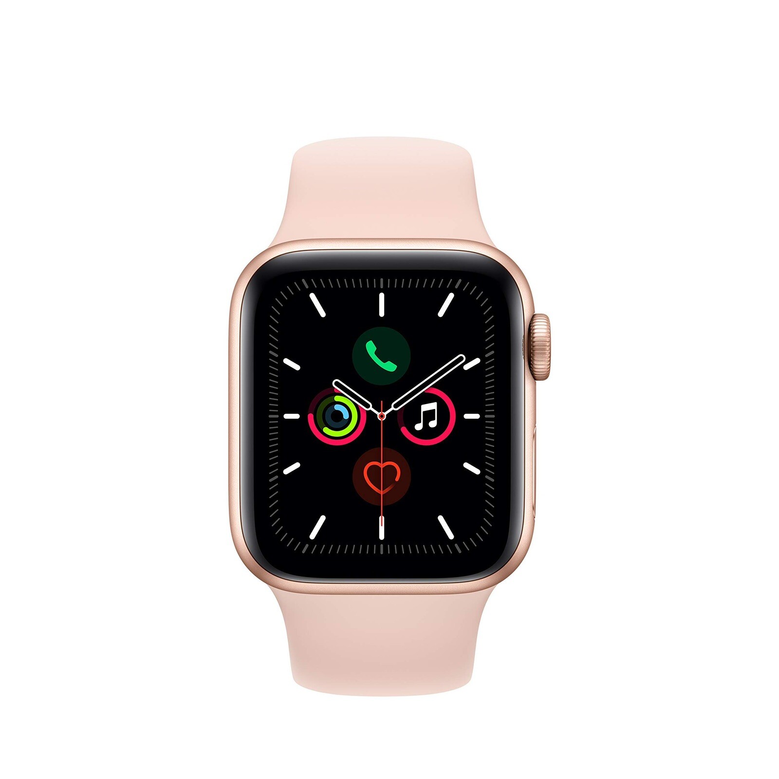 Apple Watch Series 5 40mm Gold Case with Pink Aluminum Band (MWWP2LL/A)