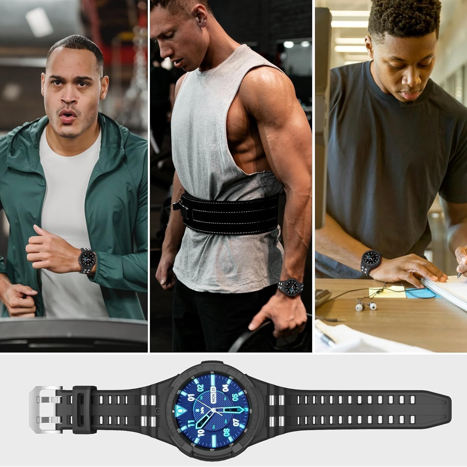 Adjustable TPU Band Case for Galaxy Watch 4 Classic 46mm – Stylish Protection