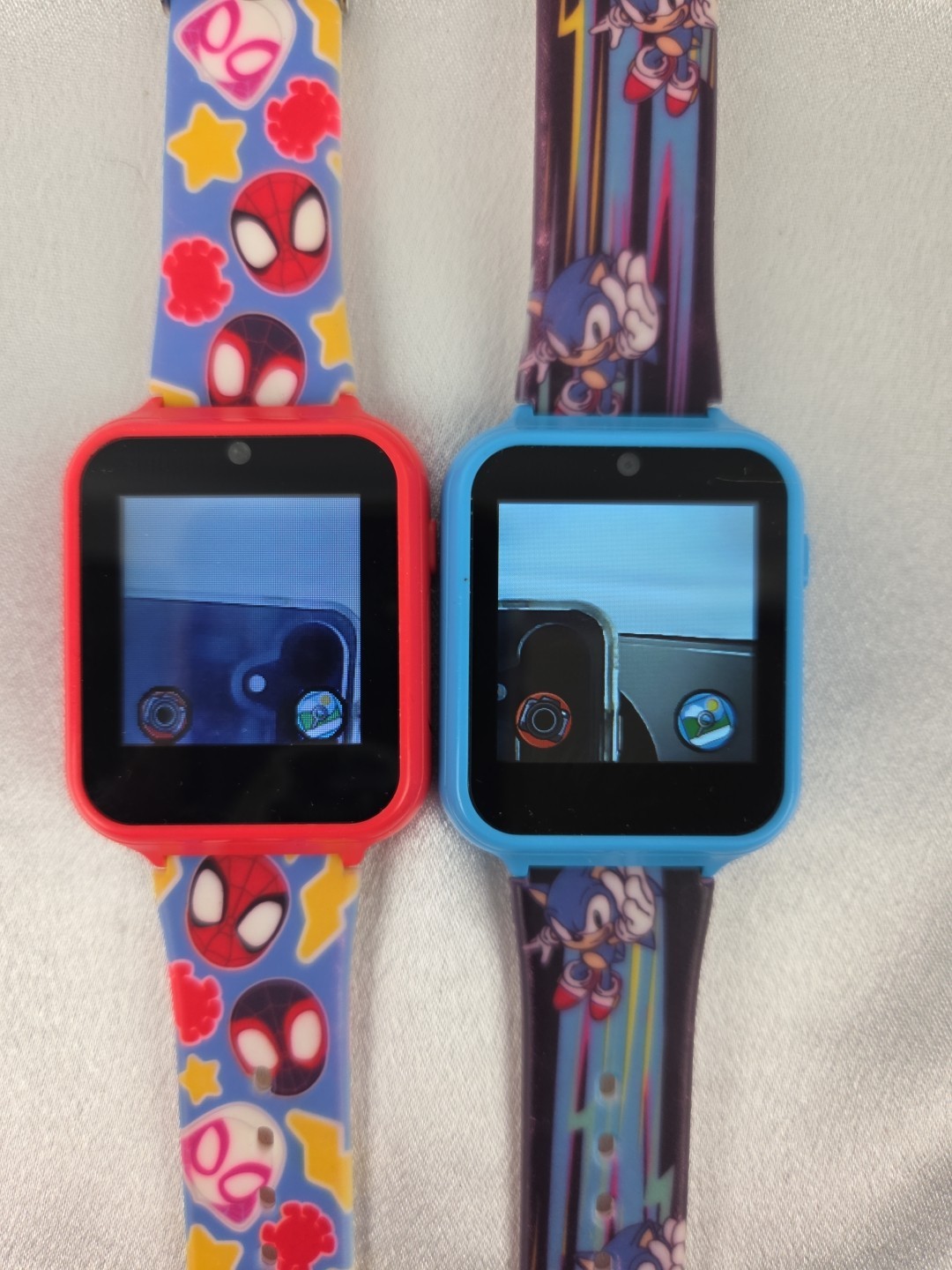 Sonic And Spiderman Kids Smart Watch Interactive Touchscreen with Games, Selfie