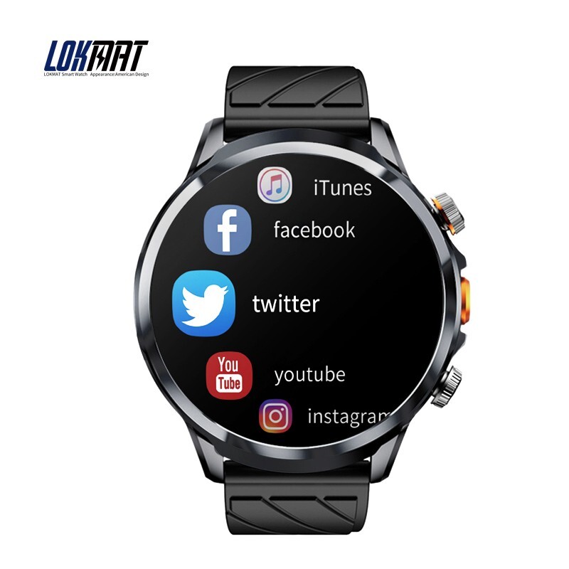 1.85″ LOKMAT APPLLP 8 Pro 4G Smartwatch 2GB+32GB 1100mAh Health Monitoring NEW
