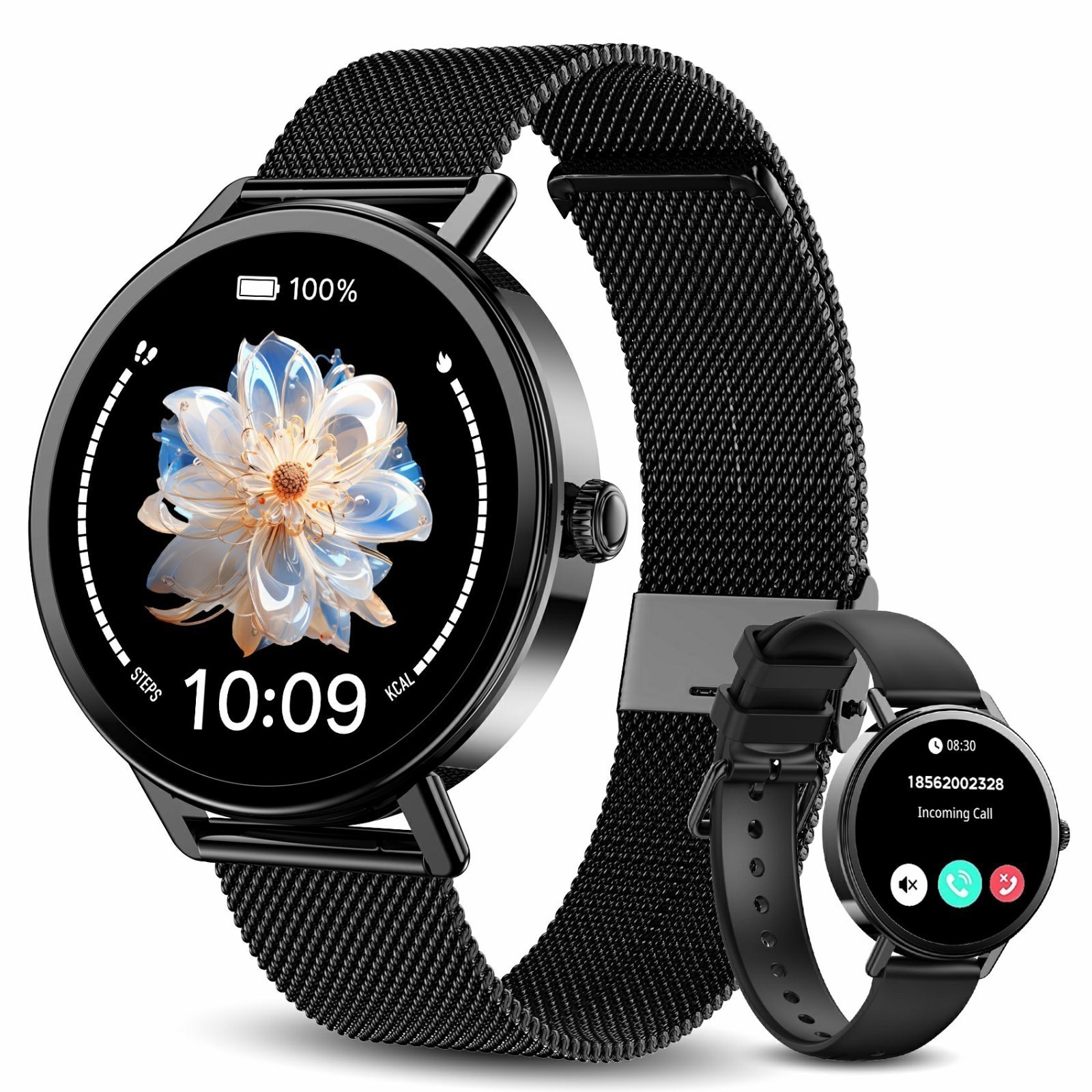 Bluetooth Smart Watch Heart Rate 100+ Sports Modes Fitness Tracker Call Make New