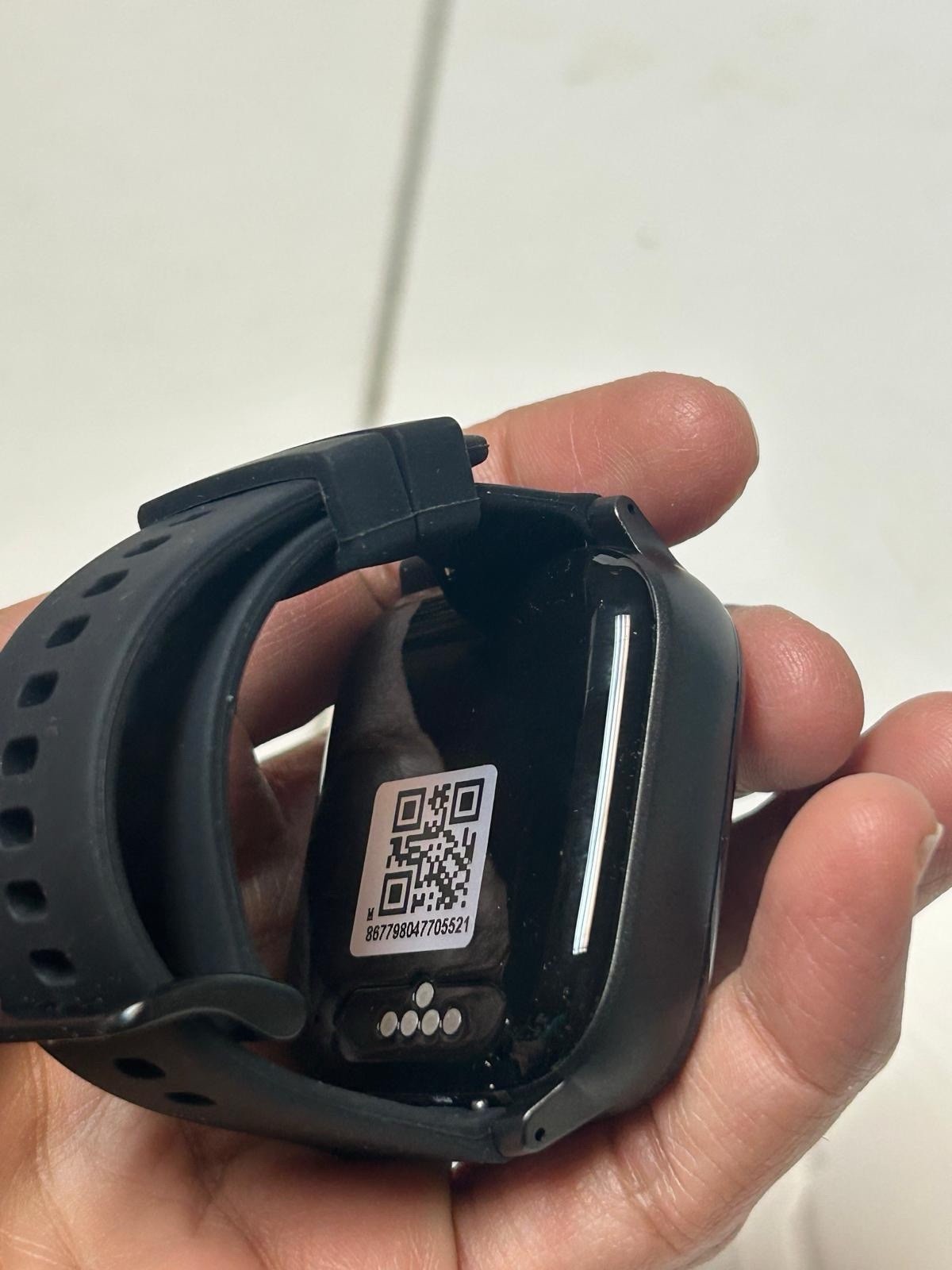 JrTrack 5 Kids Smart Watch by Cosmo | Best Kid-Safe One Size Fits All, Black