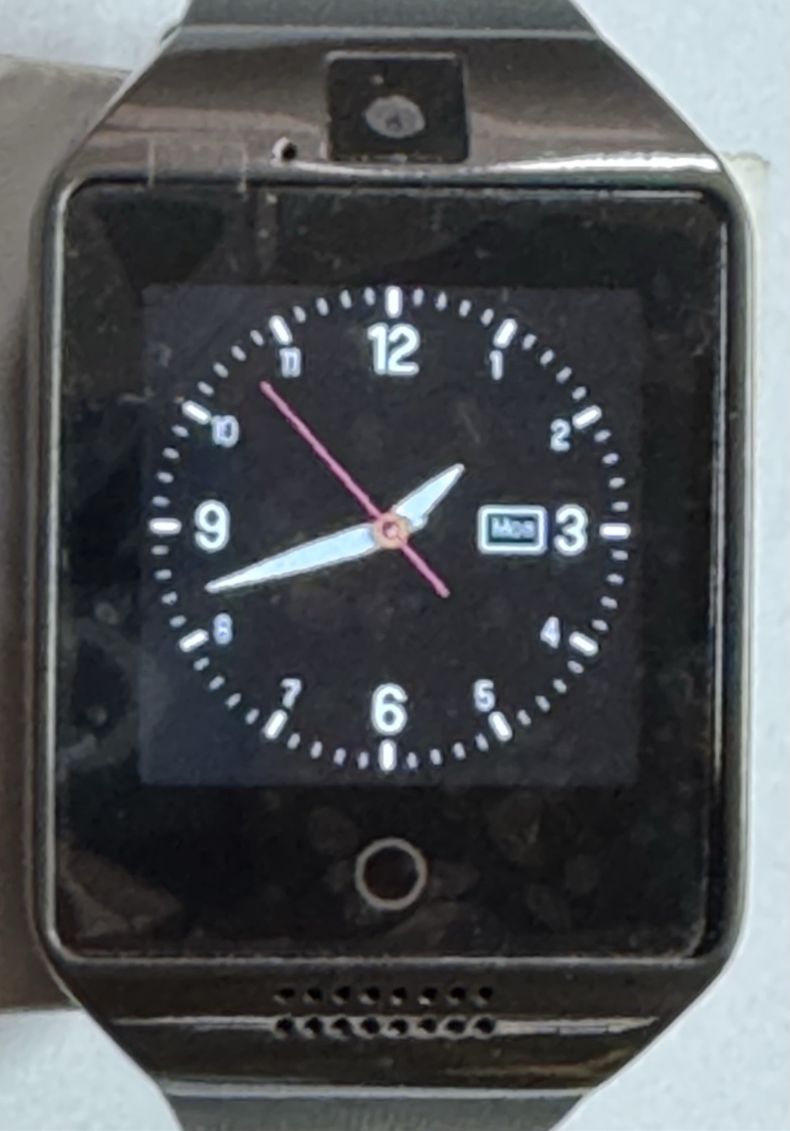 Q18 SMART BLACK MULTI FUNCTION BLUETOOTH Watch w/Camera ANDROID IOS DEVICES