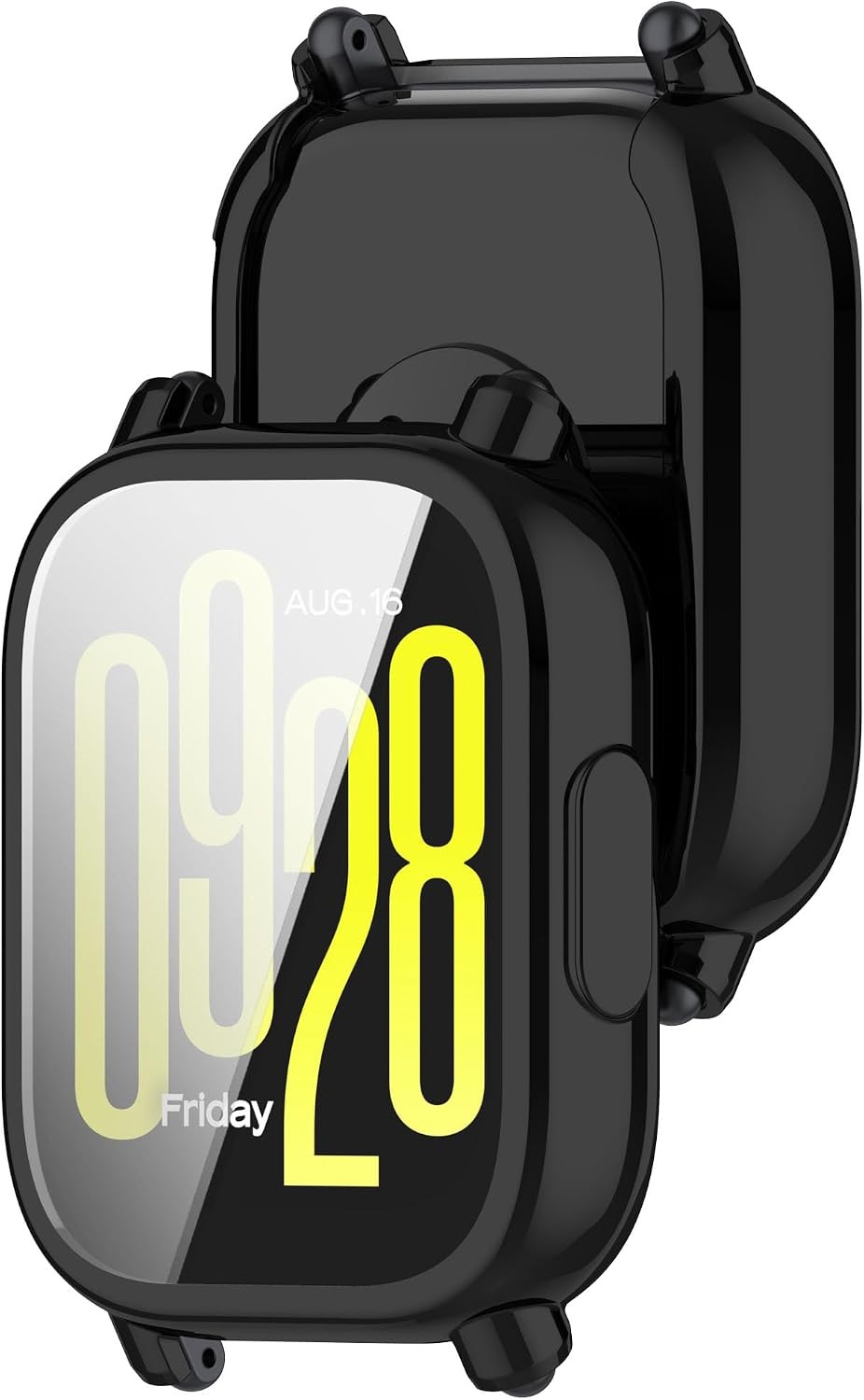 TPU Case with Screen Protector for Puqo Cillso T80 1.95” Smart Watch
