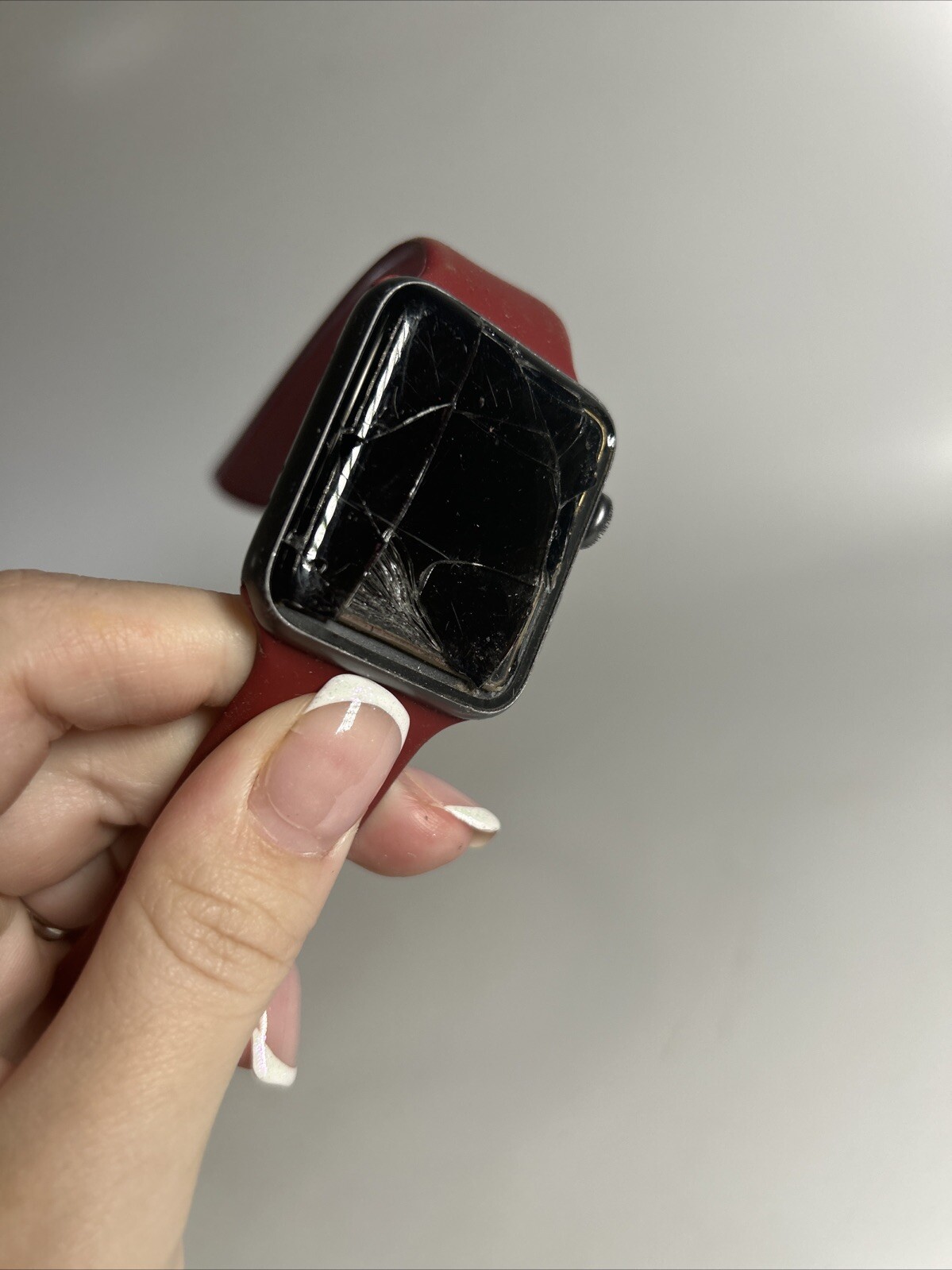 Apple Watch Series 3 42mm Red Sport Band For Parts