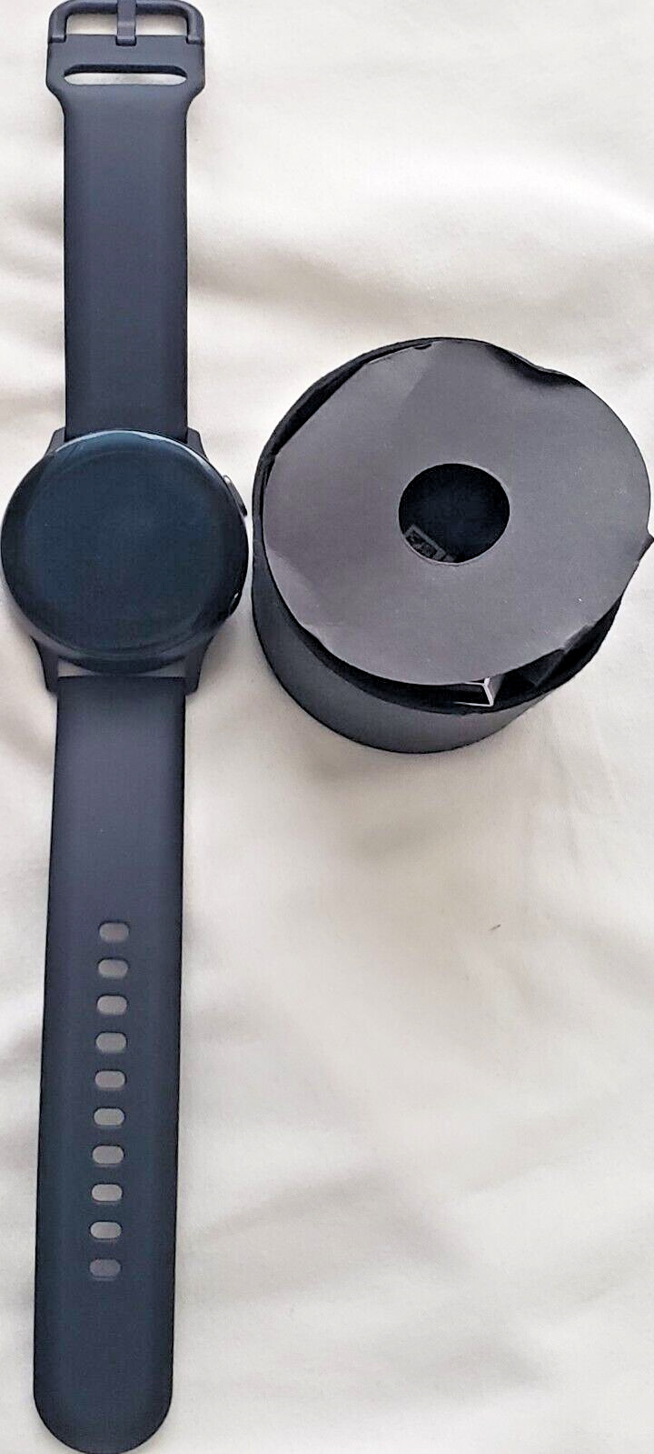 $249 MSRP- Samsung Galaxy Watch Active 2 SM-R830 40mm Aqua Black- Defective