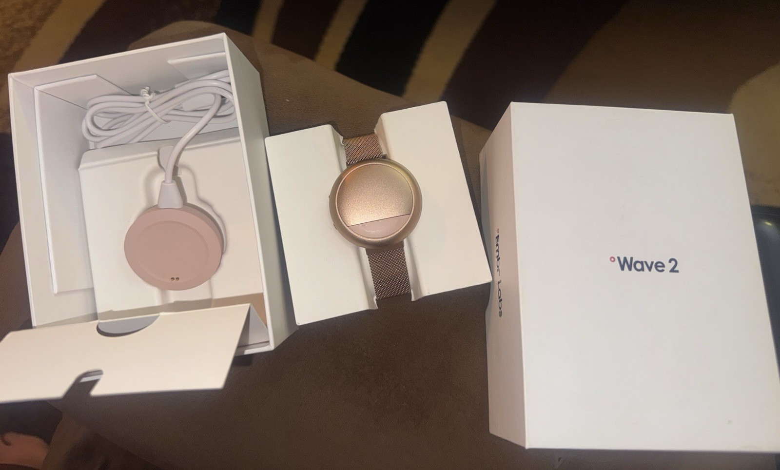 Embr Wave Industries Embr Wave 2 44mm rose Gold SS Band iOS/Android