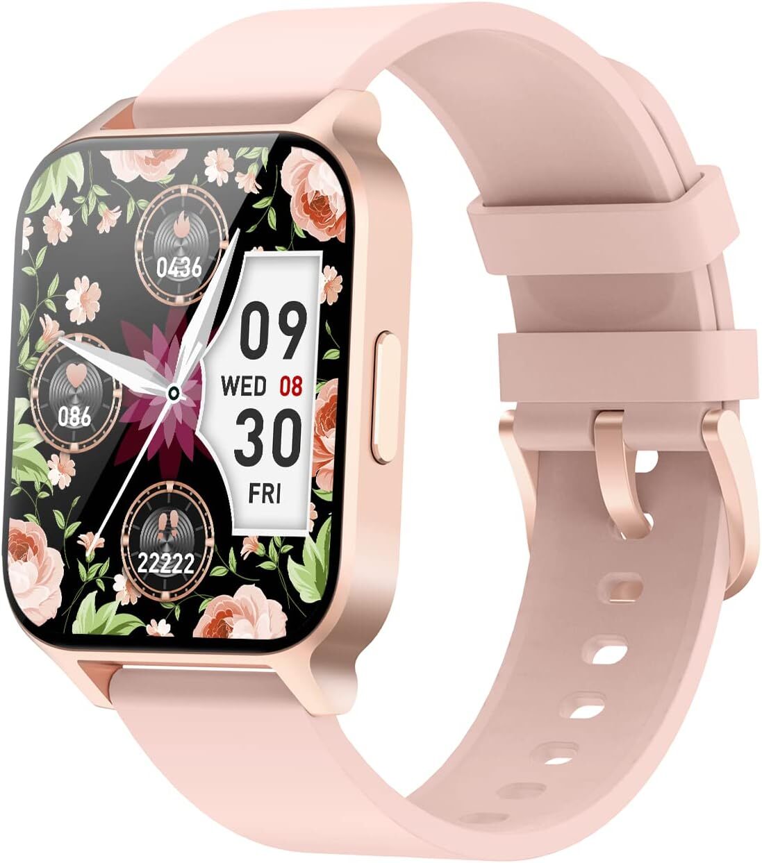 Smart Watch Women Men IP68 Waterproof 1.7in Compatible iPhone Android Fitness Tr