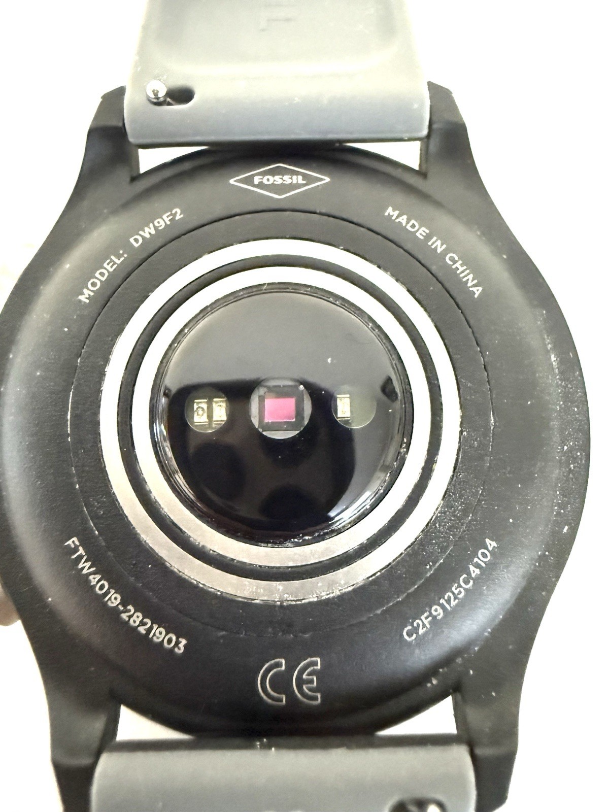 Fossil Sport Black Silicone Fitness Smartwatch FTW4019