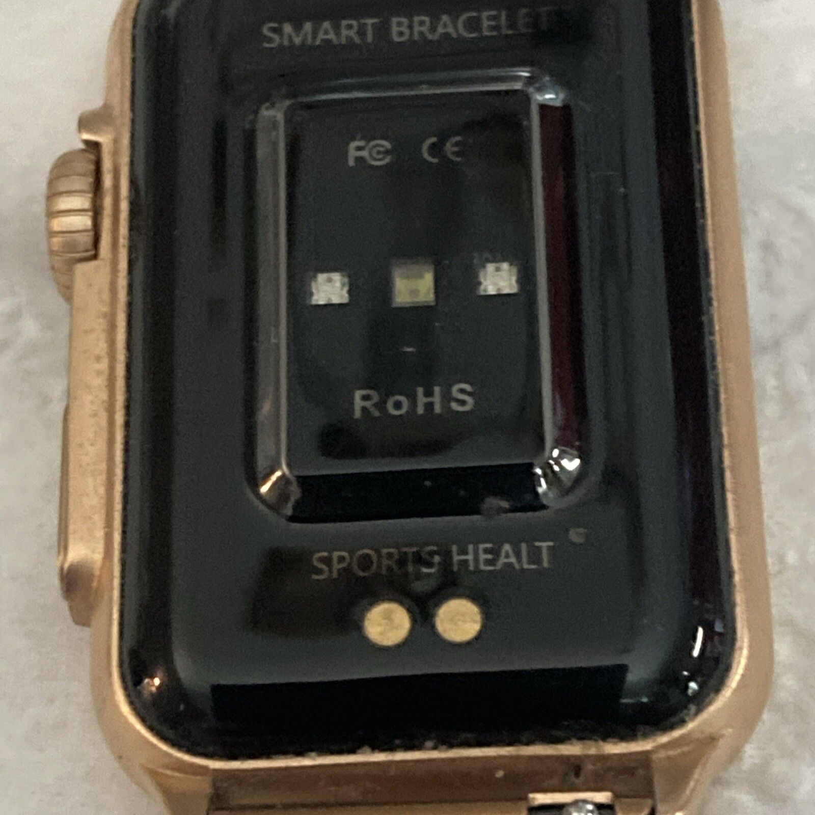 Avii Houge Smart Bracelet Rose Gold Mesh Adjustable Band Watch Unisex