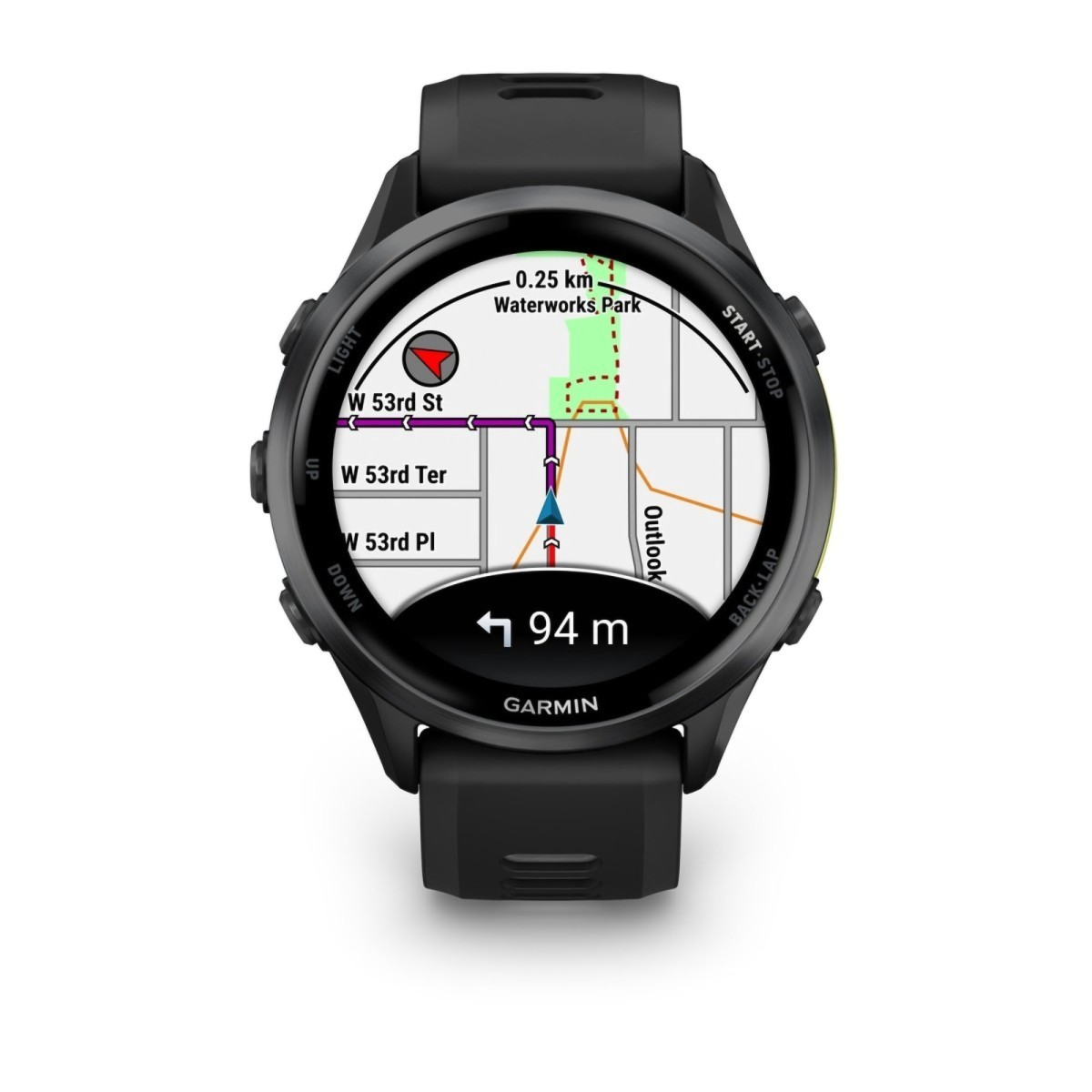 Garmin Forerunner 970 Carbon Gray Dlc Titanium Case Black Strap Black_