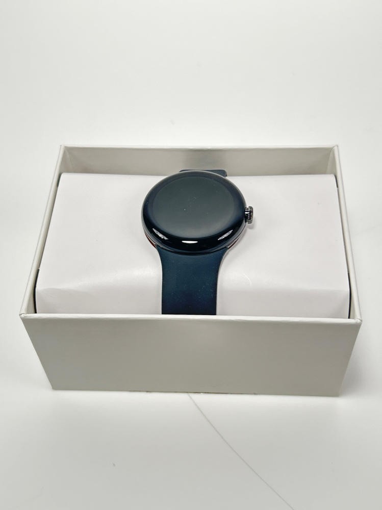 Google Pixel Watch 1st Gen Matte Black Stainless Steel Smartwatch