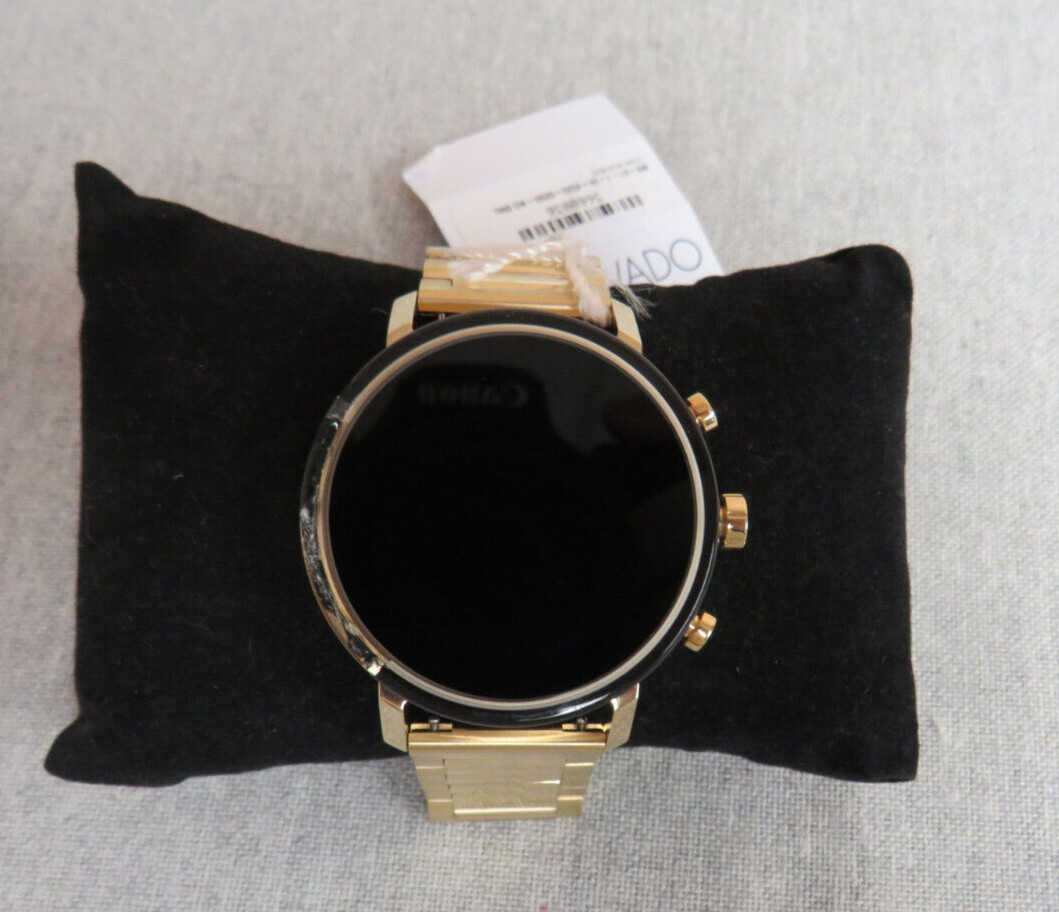 Movado Connect 2.0 Gold-Tone St. Steel Touchscreen Hybrid Smart Watch # WH 472 B