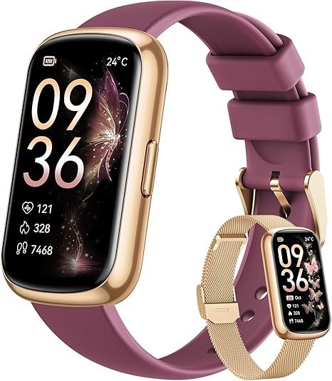 Best Fitness Tracker Watch with Notifications & Long Battery Life for Women/Men