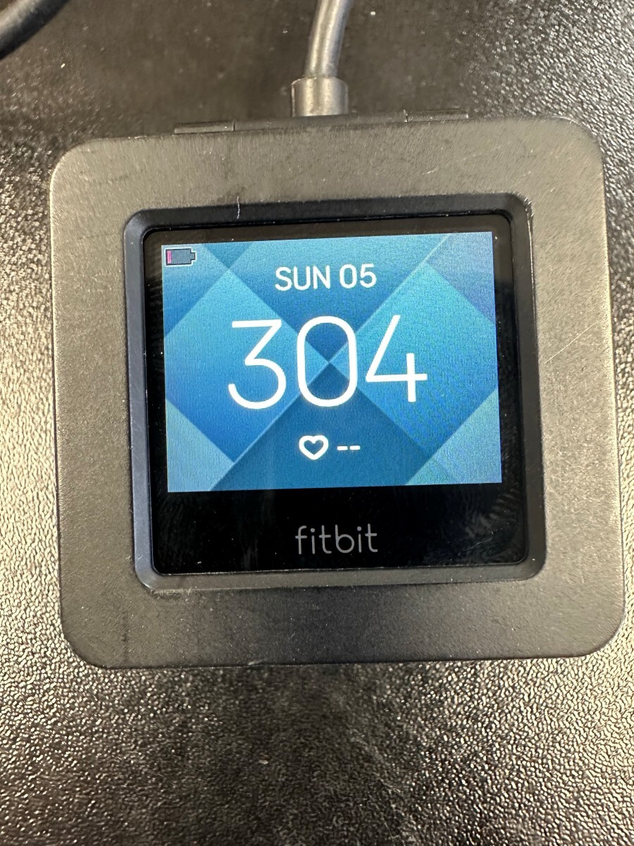 Fitbit Blaze Black Activity Tracker Smart Fitness Watch Large Band W (PAP004792)