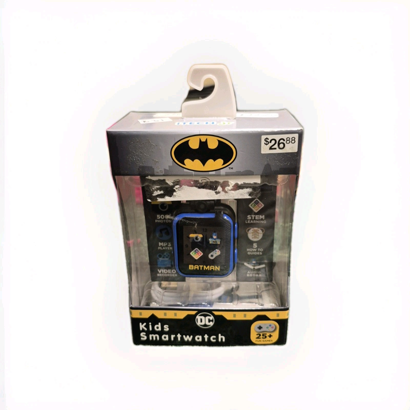 Batman DC iTech Jr Kids Smartwatch 25+ Games 10 Audio Books MP 3 Player New