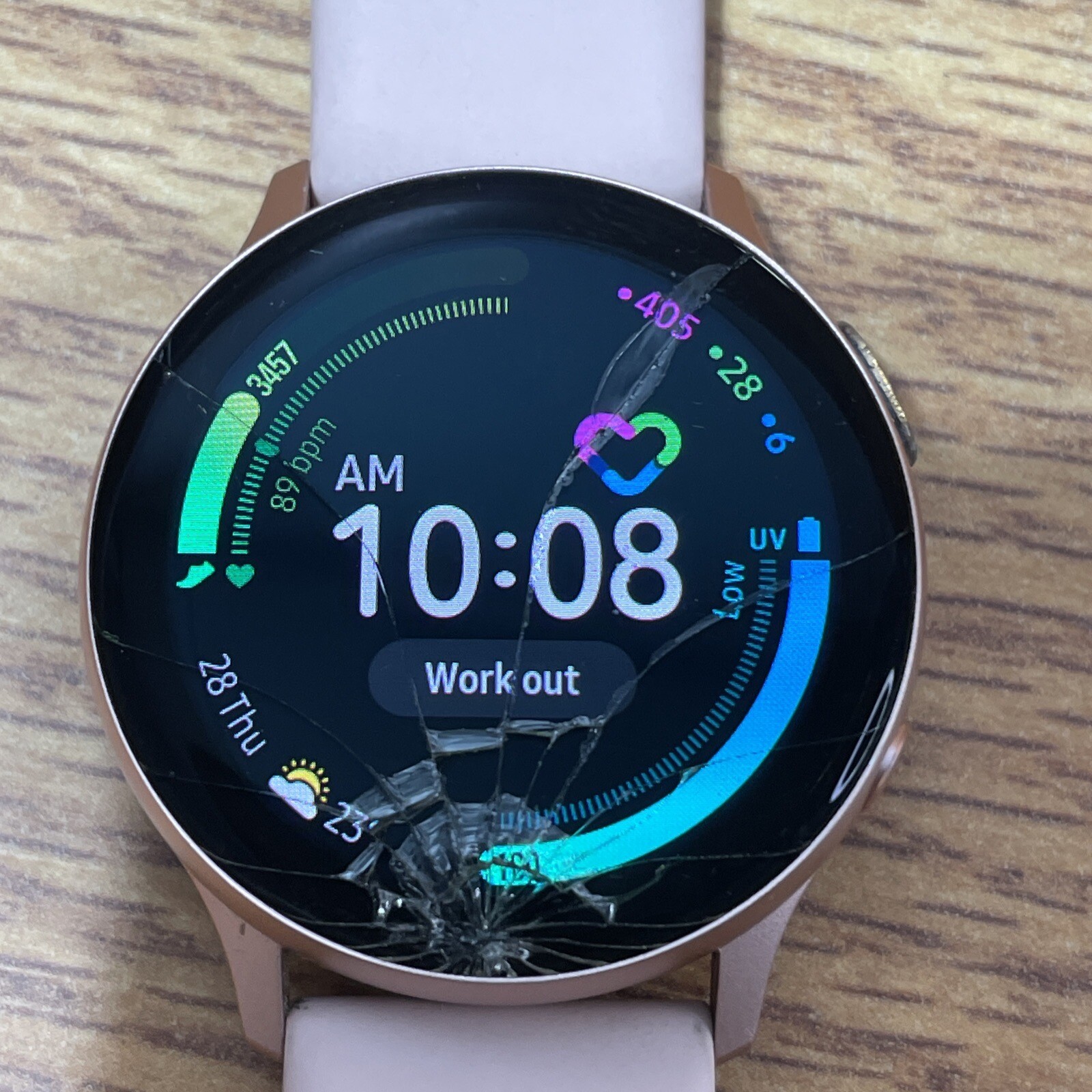 Samsung Galaxy Watch Active 2 SM-R830 40mm Aluminum Case with Sport Band Smartw…