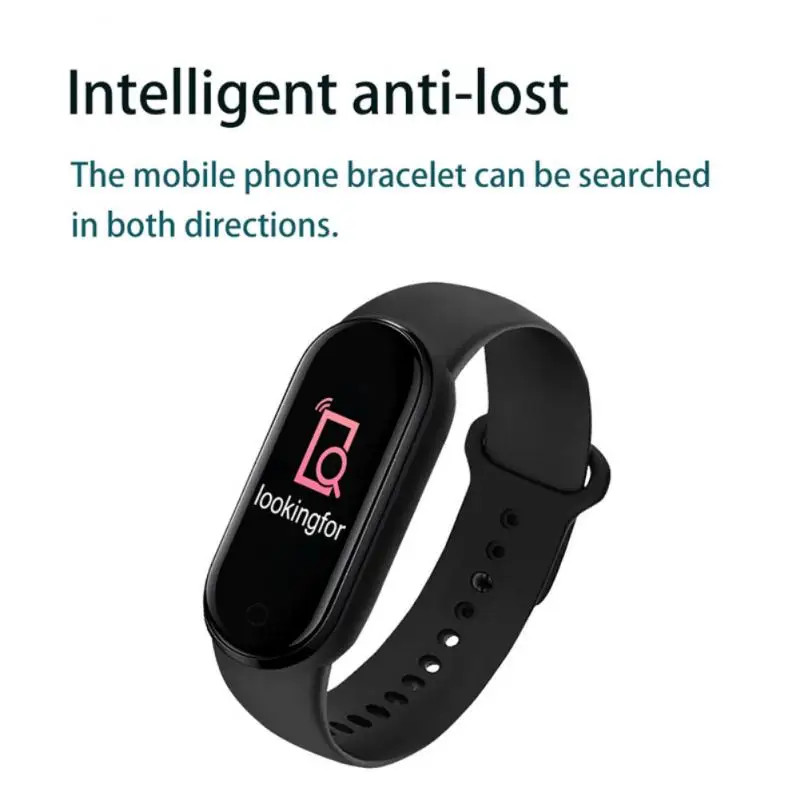 M6 Smart Watch Men Women Fitness Smart Bracelet Sports Band Heart Rate Blood