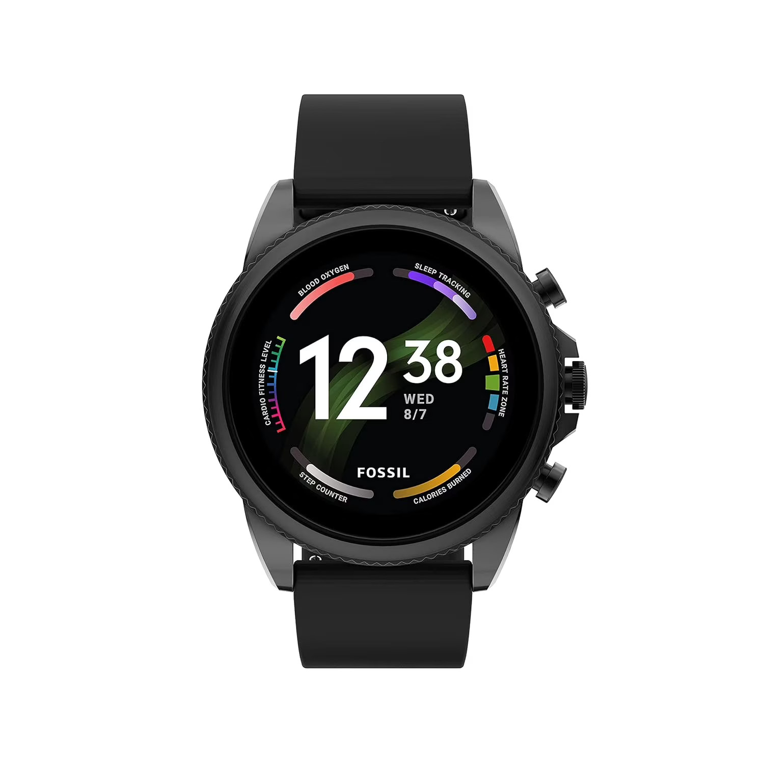 Fossil Gen 6 Digital Black Dial Mens Smartwatch FTW4061