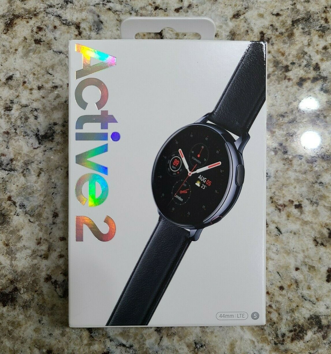 Samsung Galaxy Watch Active 2 STAINLESS BLACK 44mm with LTE Smartwatch NEW