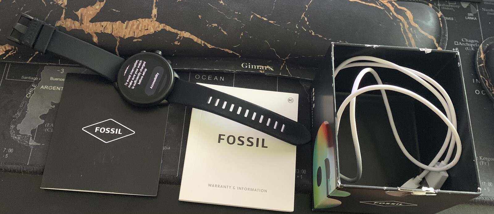 Fossil Gen 6 Wellness Edition 44mm Stainless Steel Case with Silicone Strap