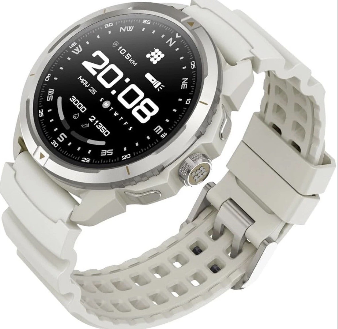 NEW Cubitt Terra Rugged Smartwatch with Dual-Band GPS & AI Voice Assistance