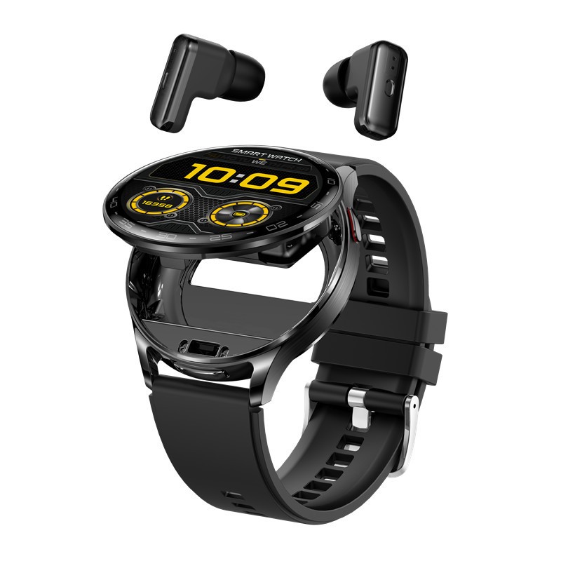 2-IN-1 Smart Watch With Earbuds For Men/Women Fitness Tracker For Android iOS