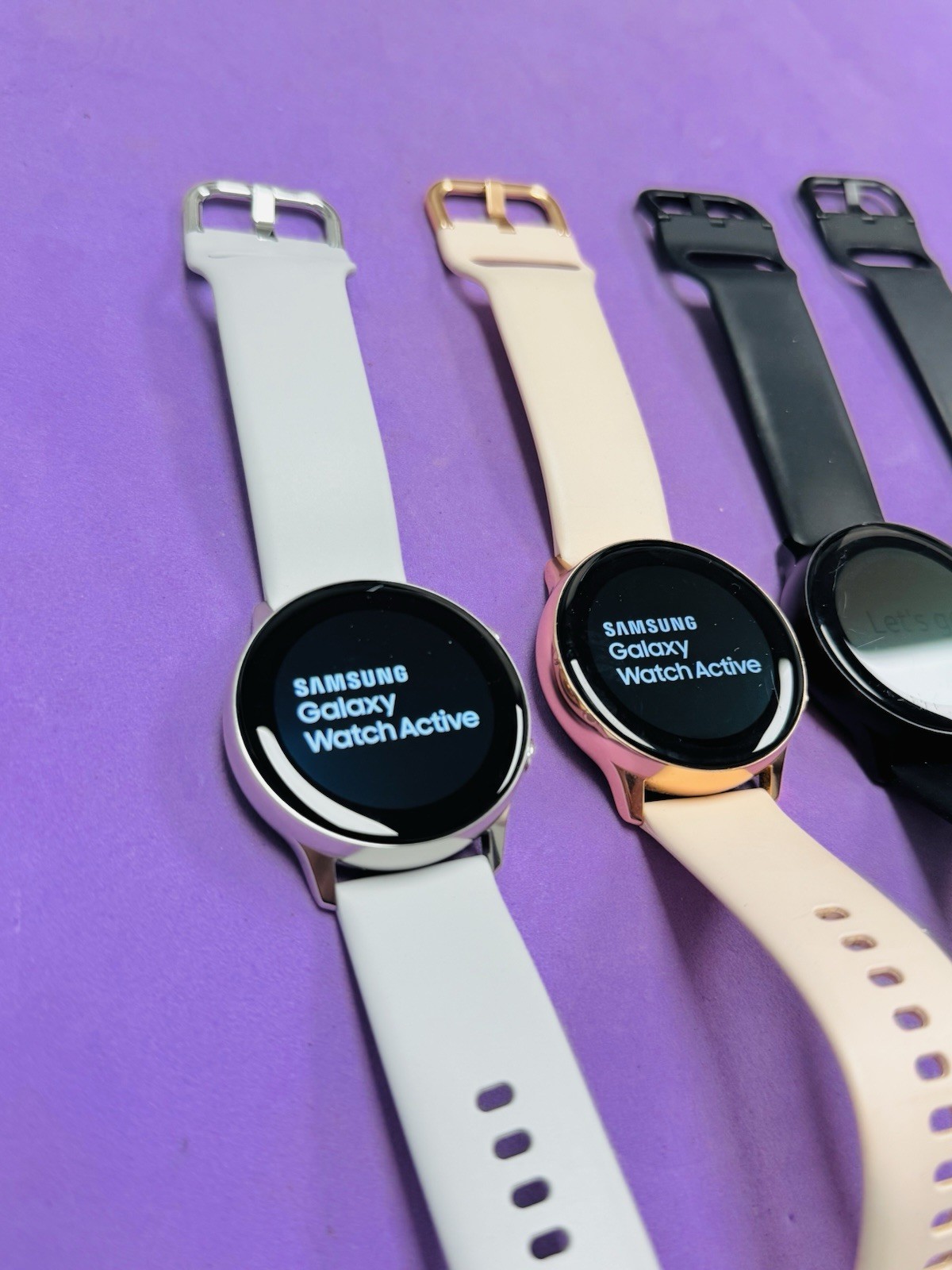 (Lot of 4) **AS-IS READ MORE** Samsung Galaxy Watch Active SM-R500 Smart Watch