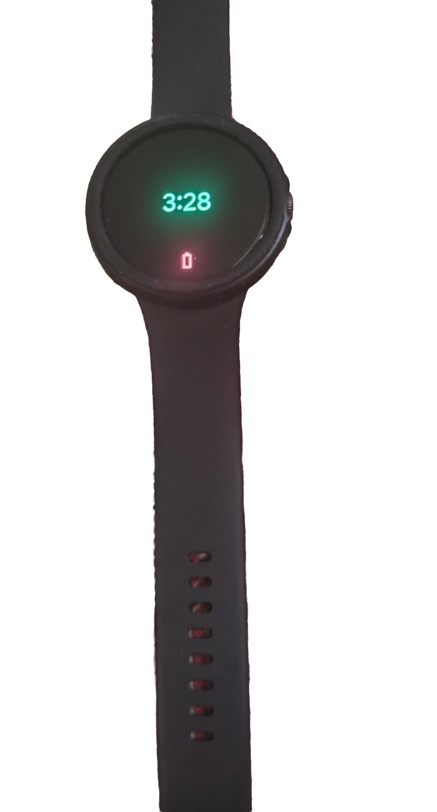 Google Pixel Watch 41mm Matte Black Stainless Steel Case with Obsidian Active…