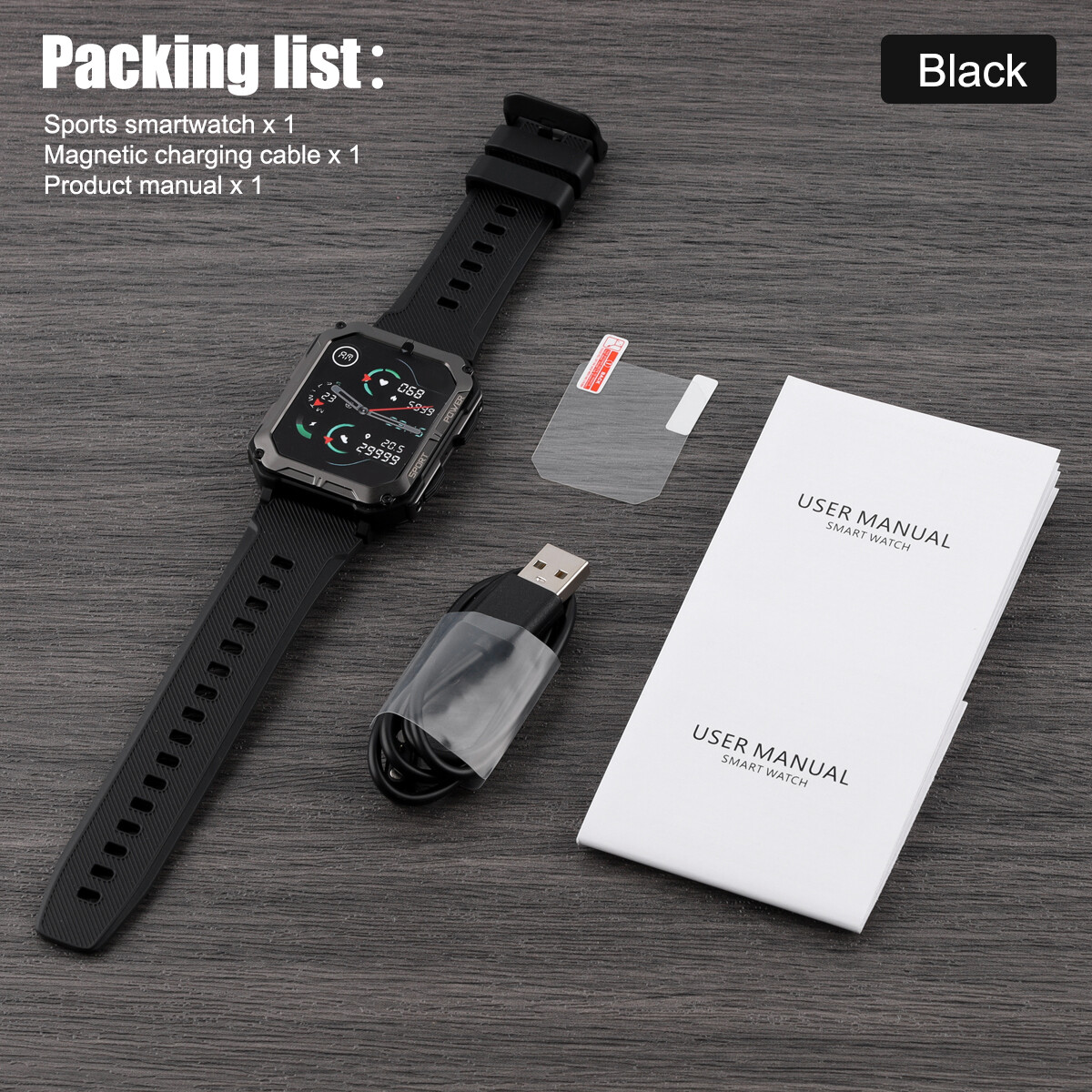 🔥2025 Smart Watch For Men/Women, Waterproof Smartwatch Bluetooth iPhone Samsung