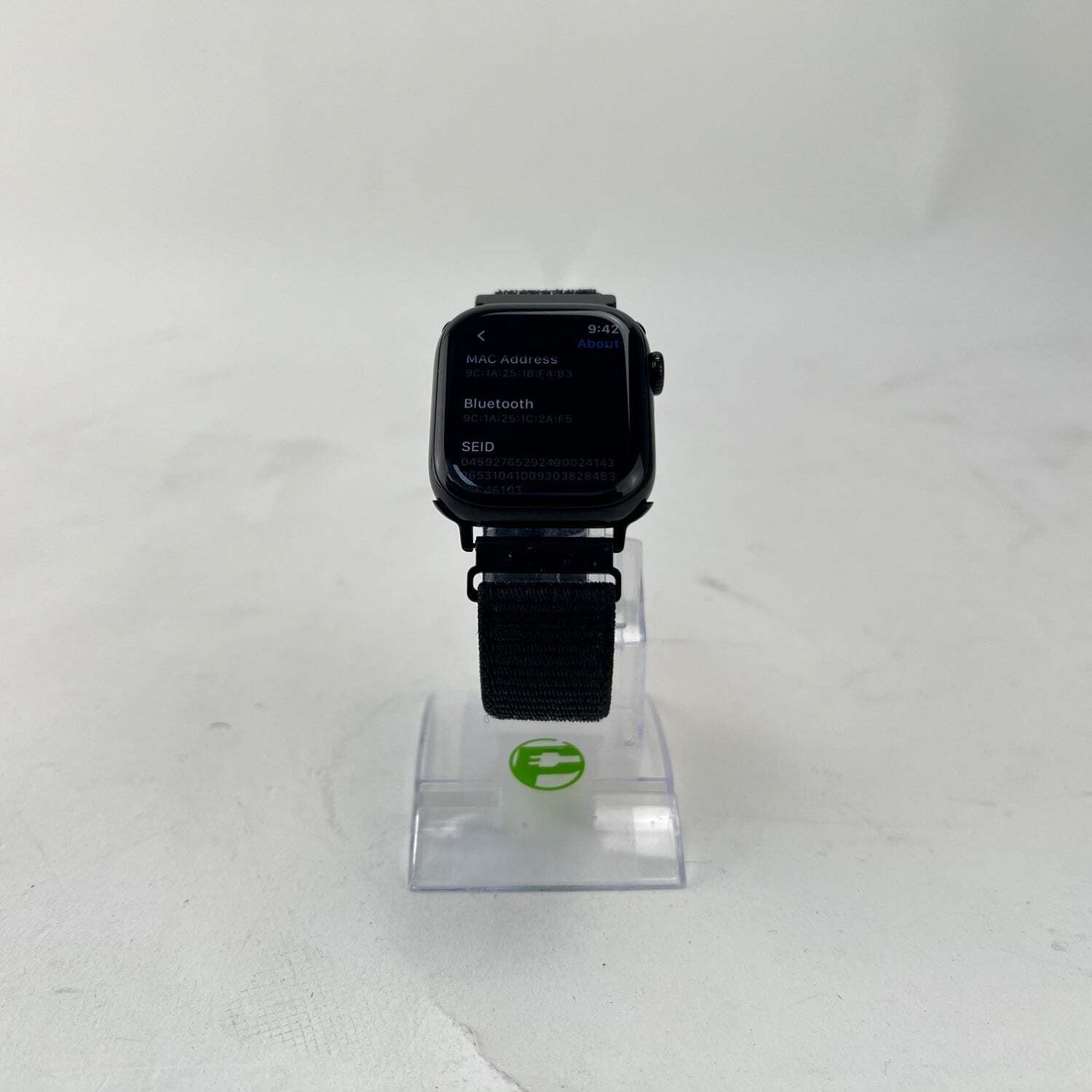 GPS Only Apple Watch Series 10 42MM Black Aluminum Black Sport Band MWWE3LW/A