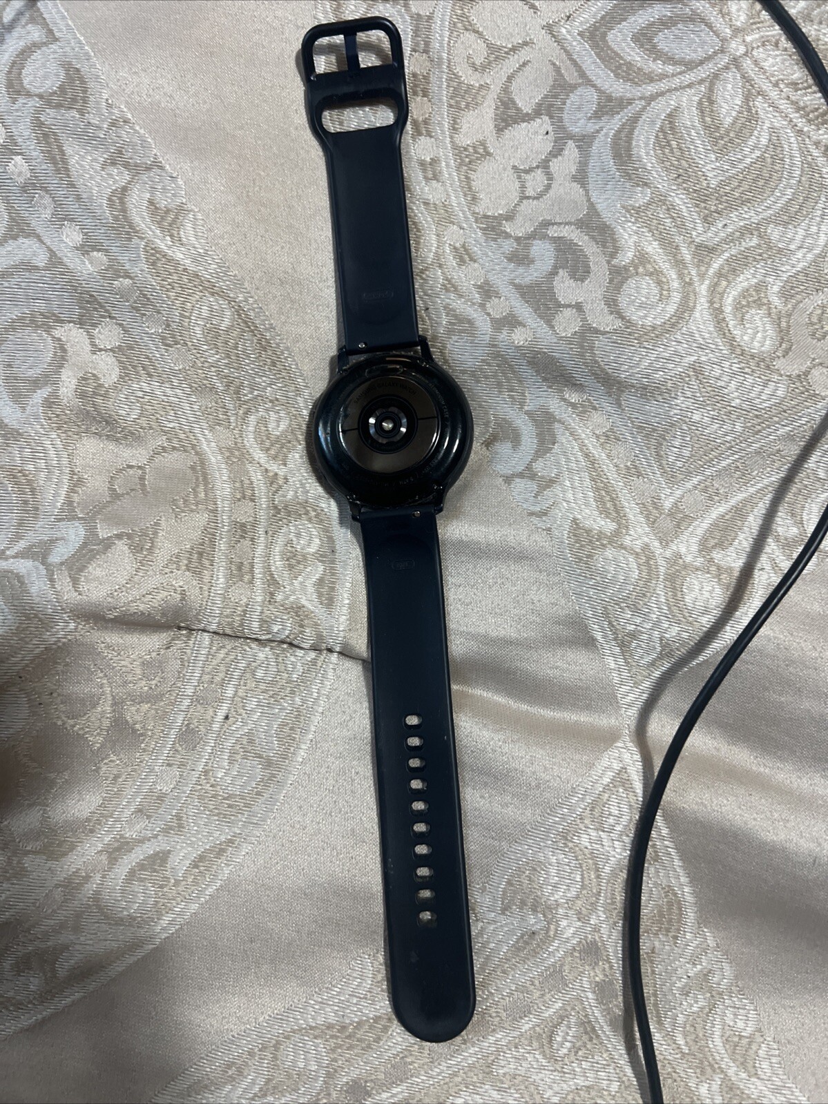 Samsung Galaxy Gear S2 44mm Stainless Steel Case Dark Gray Classic Buckle(AT&T)