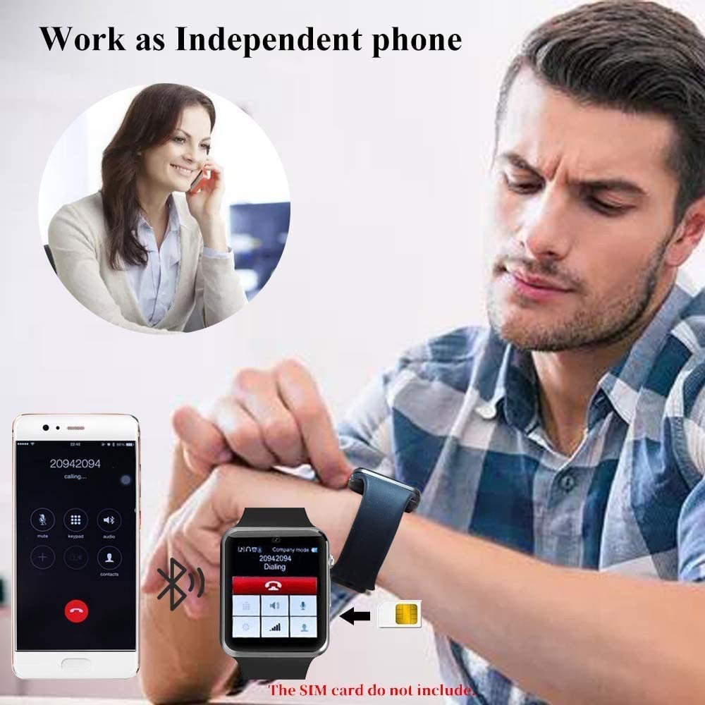 Bluetooth Smart watch Touchscreen make call and text