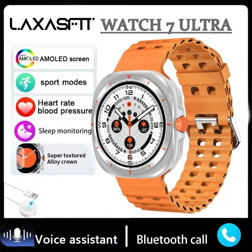 2025 Smartwatch Men Women AMOLED GPS Bluetooth Call Fitness Tracker Gym Fun Gift