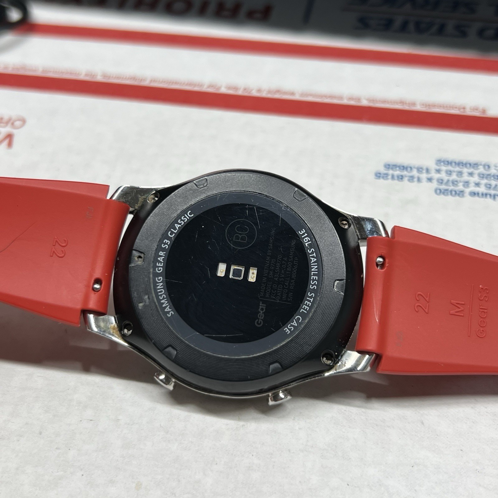 Samsung Galaxy Gear S3 Classic 46mm Stainless Steel Silver Case SM-R770