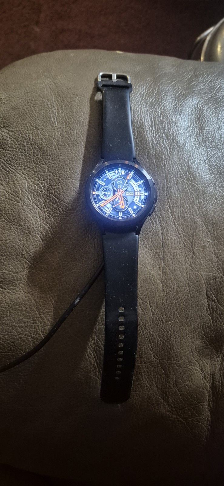 Samsung Galaxy Watch4 Classic 46mm LTE SM-R895U Black Stainless Steel very good